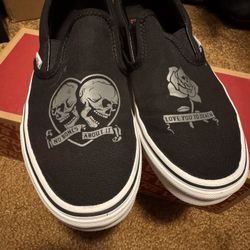 Vans off the wall slip on womens 9