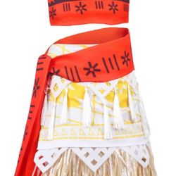 Girls Hawiian Princess Halloween Costume 