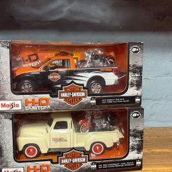 Maisto H-D Custom 1950 Chevrolet 3100 Pick-up & 2001 FLSTS Heritage Springer 1:2
