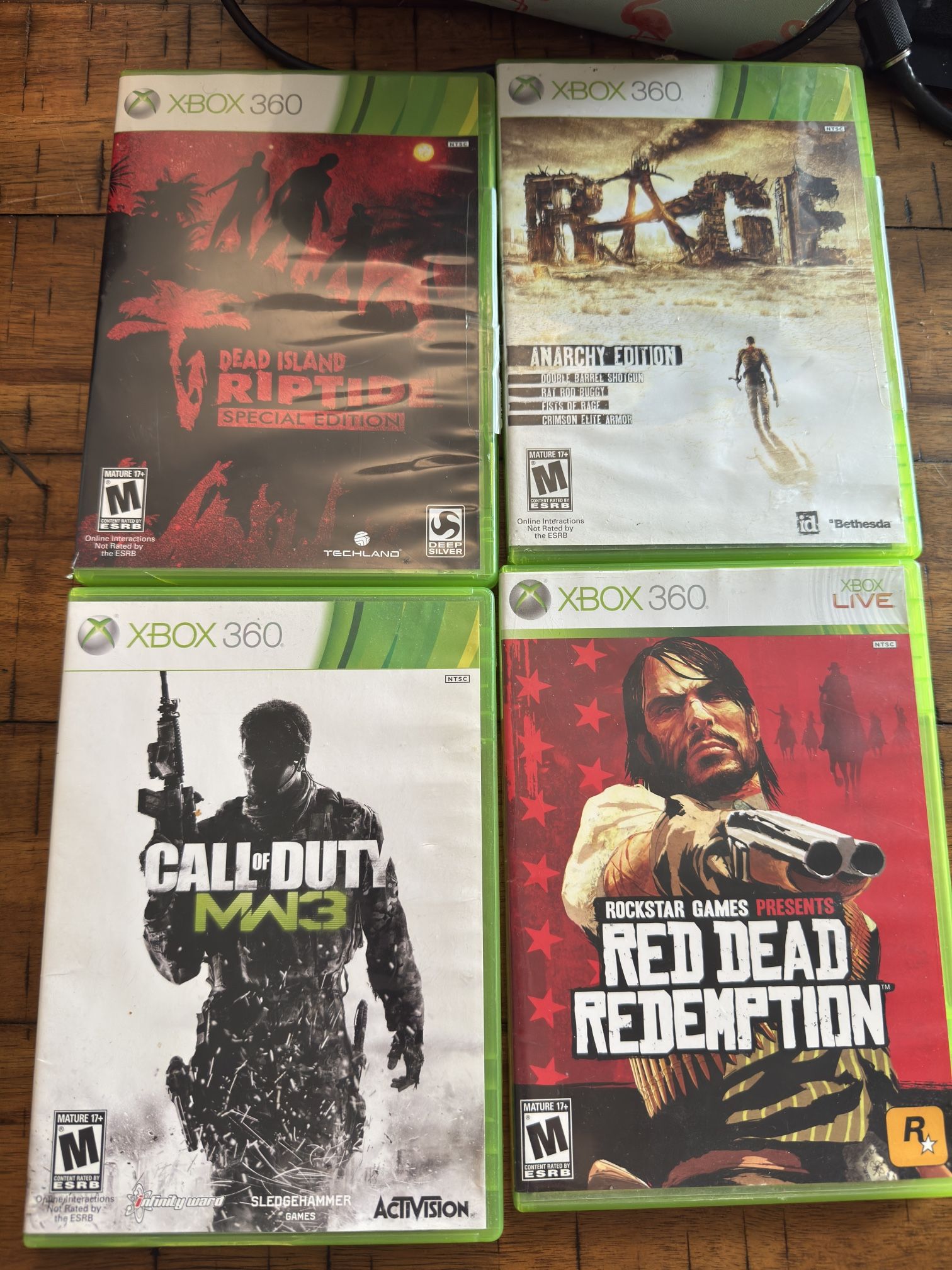 🎮 Xbox 360 Games Lot – 4 Popular Titles