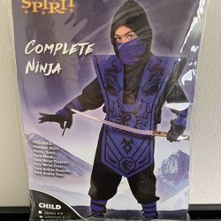 Ninja Costume SizeXL 14-16