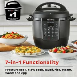 Instant Pot Rio Chef Pressure Cooker  8 Qt