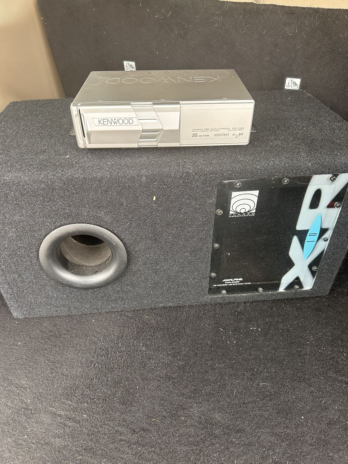 Alpine SWS-254BP 10” Subwoofer 