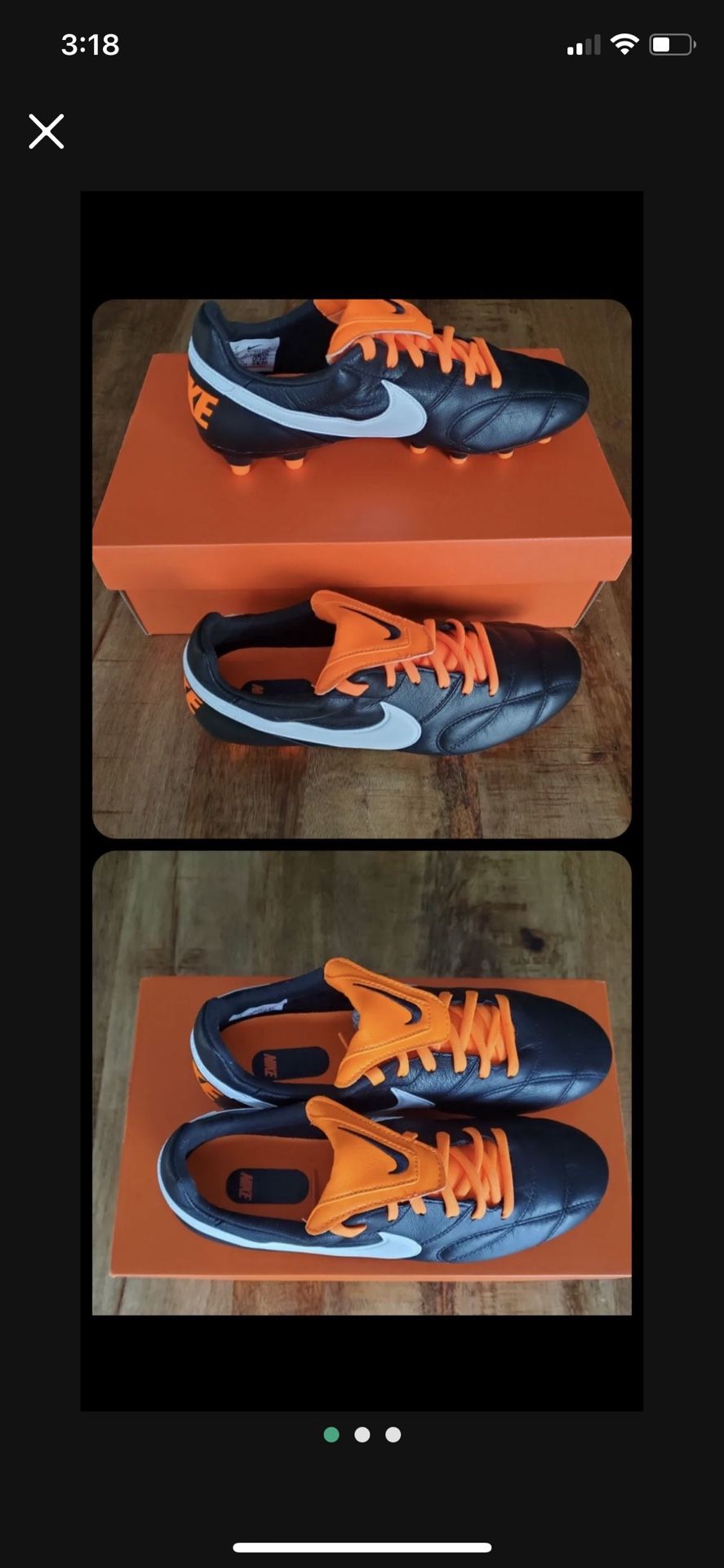 Nike Premier Fg Soccer Shoes Kangaroo Leather A
