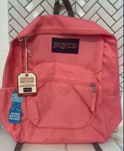 Pink Jansport backpack