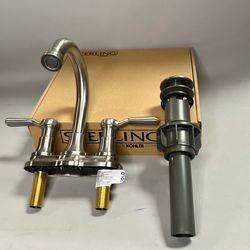 Sterling Centerset Bathroom Faucet - Brushed Nickel