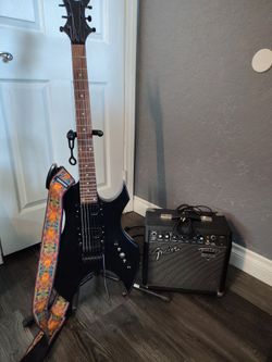 Guitar and amp