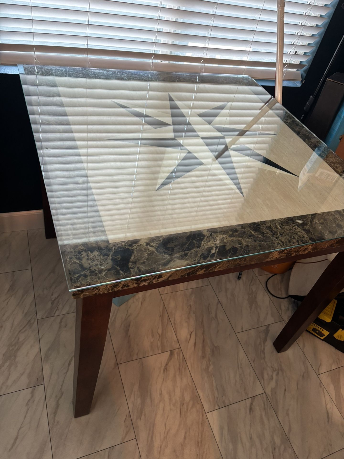 Table 43x43 Inches 38inch Tall Table