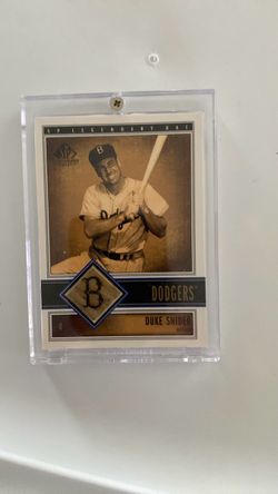 Duke Snider SP Legendary Bat Dodgers Baseball Card