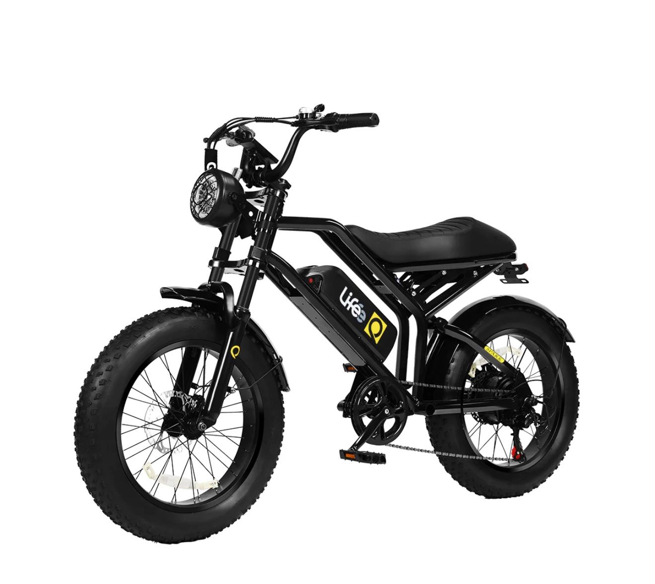 Spark   20x4.0"   Moped-Style E-Bike FREE 34L Expandable  Bike Rack   Bag  