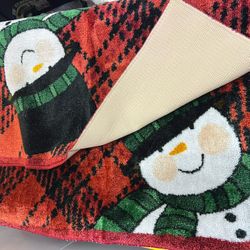 Holiday Bathroom Mats