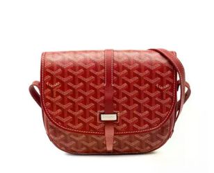 Red goyard bag