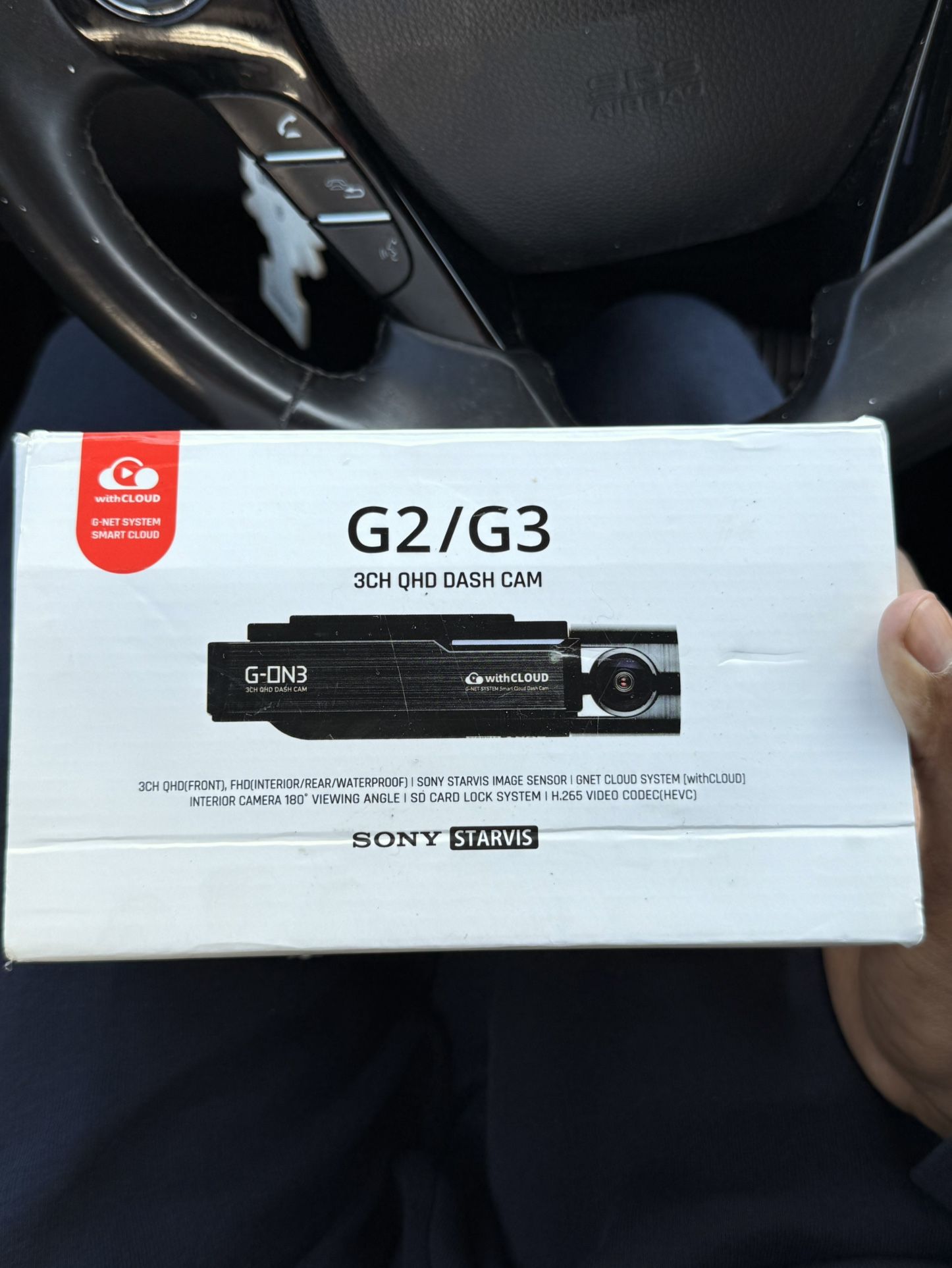 3 in 1  G2/G3 3CH QHD Dash Cam with Sony Starvis sensors
