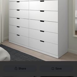 Ikea Nordli Dresser White