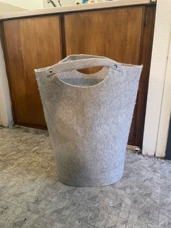 Cotton laundry basket