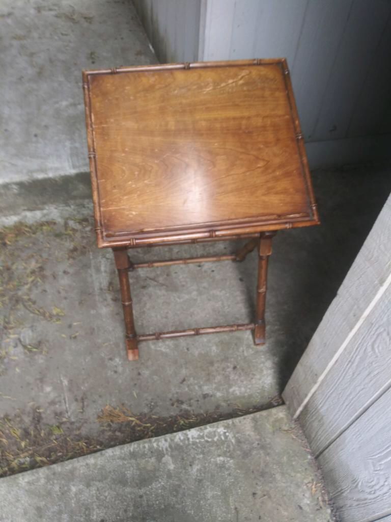 Antique Brandt furniture lectern/podium