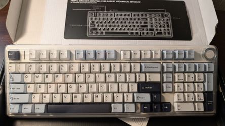 EPOMAKER x Aula F99 Wireless Mechanical Keyboard, Hot Swappable Gasket