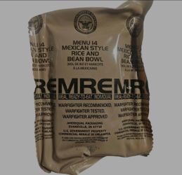 MRE survival food.