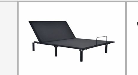 Queen size adjustable bed frame with all tools and remote