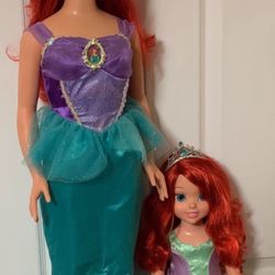 Talking Ariel Doll 18 Inch & My Life Size Ariel 