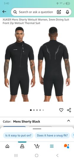 Men's Shorty Wet Suit