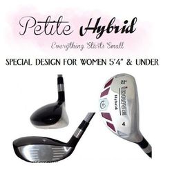 Petite Hybrid iDrive Graphite Ladies Flex Small Short Women's Iron Wood