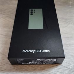 Samsung Galaxy S23 Ultra 256GB S918B Factory Unlocked, BRAND NEW - Green Bra