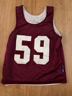 Reversible Maroon/White Pinnie Jersey