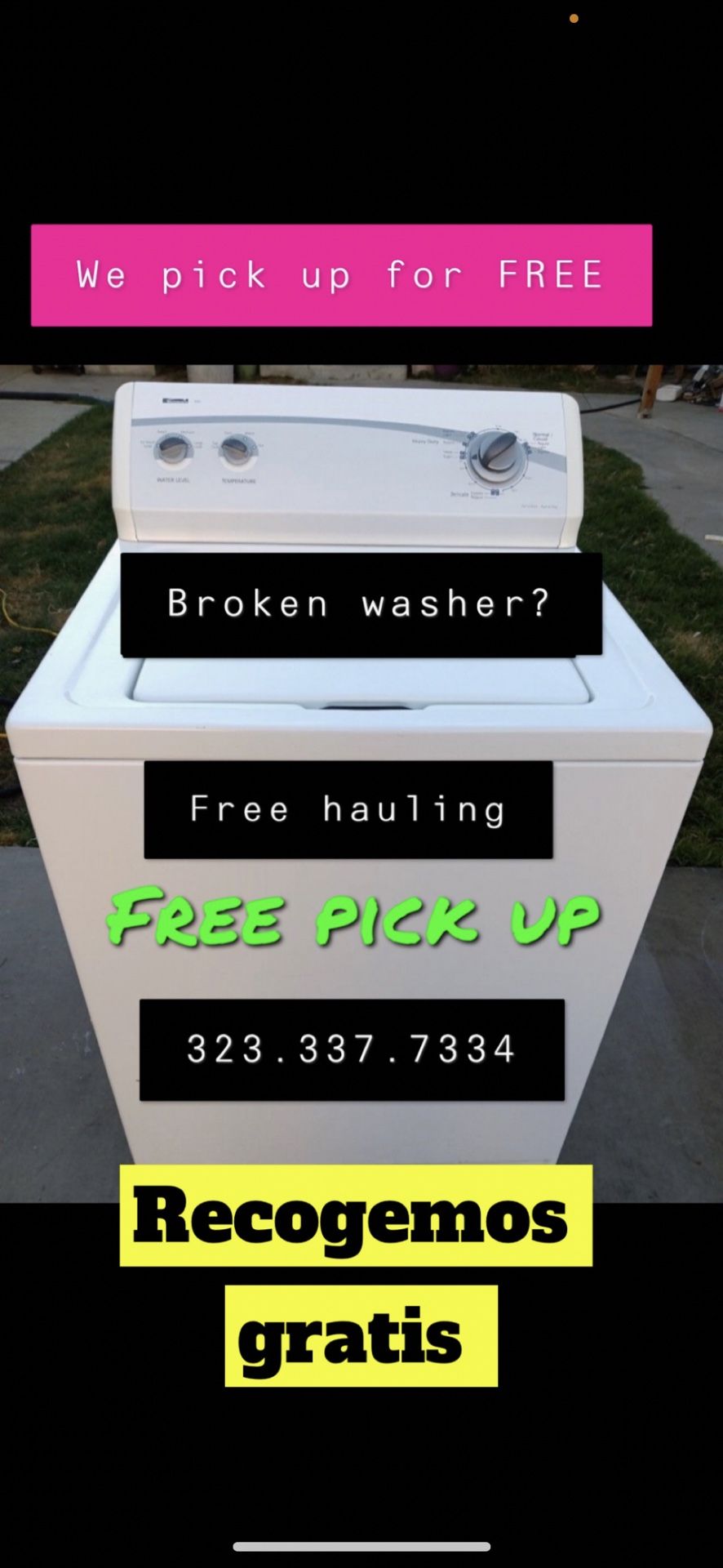 Free Washer