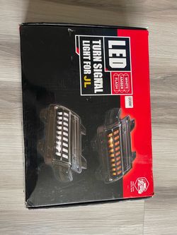 Smoke Lens LED Fender Light Kit LED Turn Signal Lights with DRL & Side Marker Lights Compatible with Jeep Wrangler JL Sport Jeep Gladiator JT Sport 20