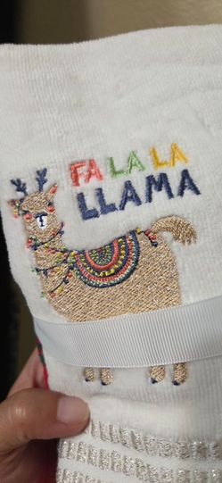 Holiday Themed hand towels - set of two