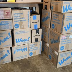 Packing Peanuts and Boxes for Moving and Storage