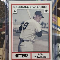 Ted Williams - 15 Baseball Cards (1982 To 2004)