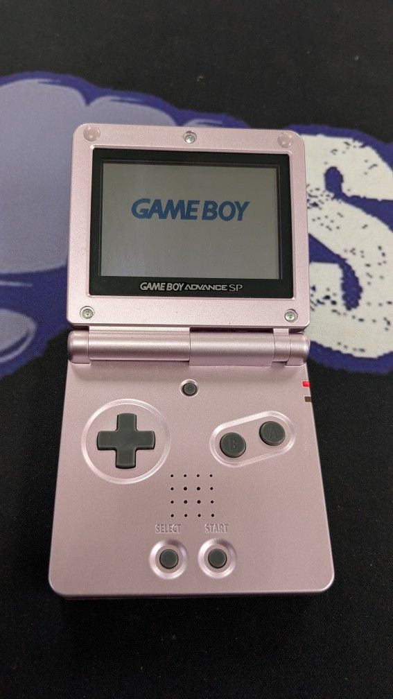 Gameboy Advance SP 001 Metallic Rose Handheld