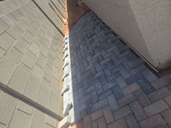 Paver and turf