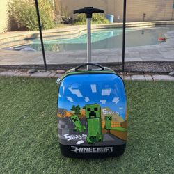 Kids Carry On Suitcase- Holiday Travel - Minecraft 