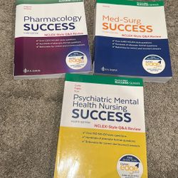 Pharmacology Med Surg Psychiatric Success FA Davis NCLEX Books