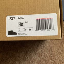 Size 10 black men ugg 