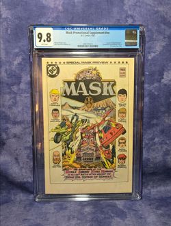 Mask Promotional Supplement 1985 CGC 9.8 WP Special Preview