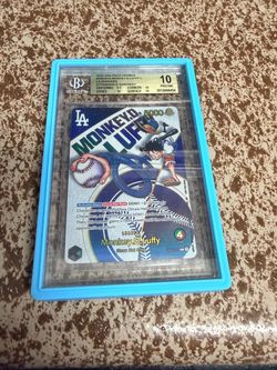 One Piece Monkey D. Luffy LA Dodgers Promo BGS 10 Pristine