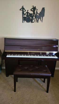Schafer & Sons Upright Piano with Bench