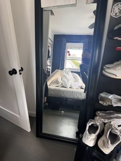 Big Black Frame Mirror