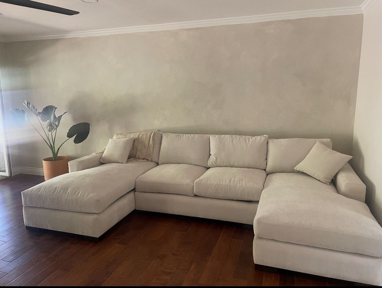 Custom Poly Filled Sectional couch 800.00 OBO