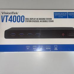 VisionTek VT4000 Dual 4K USB Docking System 