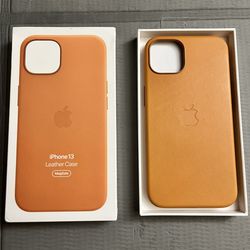 Authentic iPhone 13 leather case