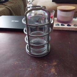 Vintage Industrial Lighting, Outdoor Caged Industrial Metal Lighting