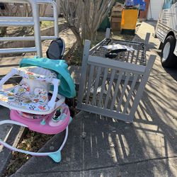 Free baby items on curb!