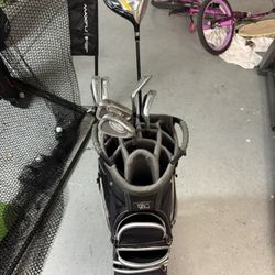 Golf Clubs And Bag
