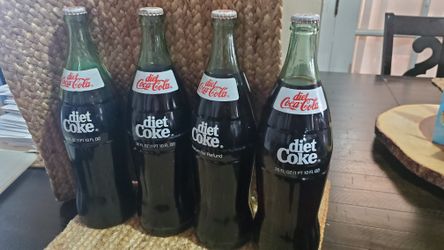 Vintage Diet Coke Glass Bottle