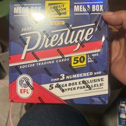 25-26 PANINI PRESTIGE EFL SOCCER MEGA BOX